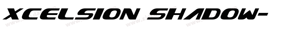 Xcelsion Shadow字体转换